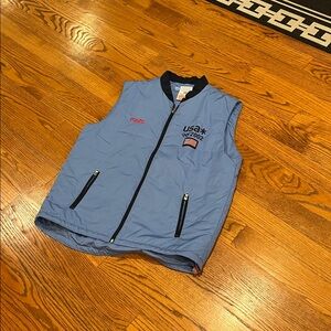 USA 2002 Olympic Blue Vest men size XL